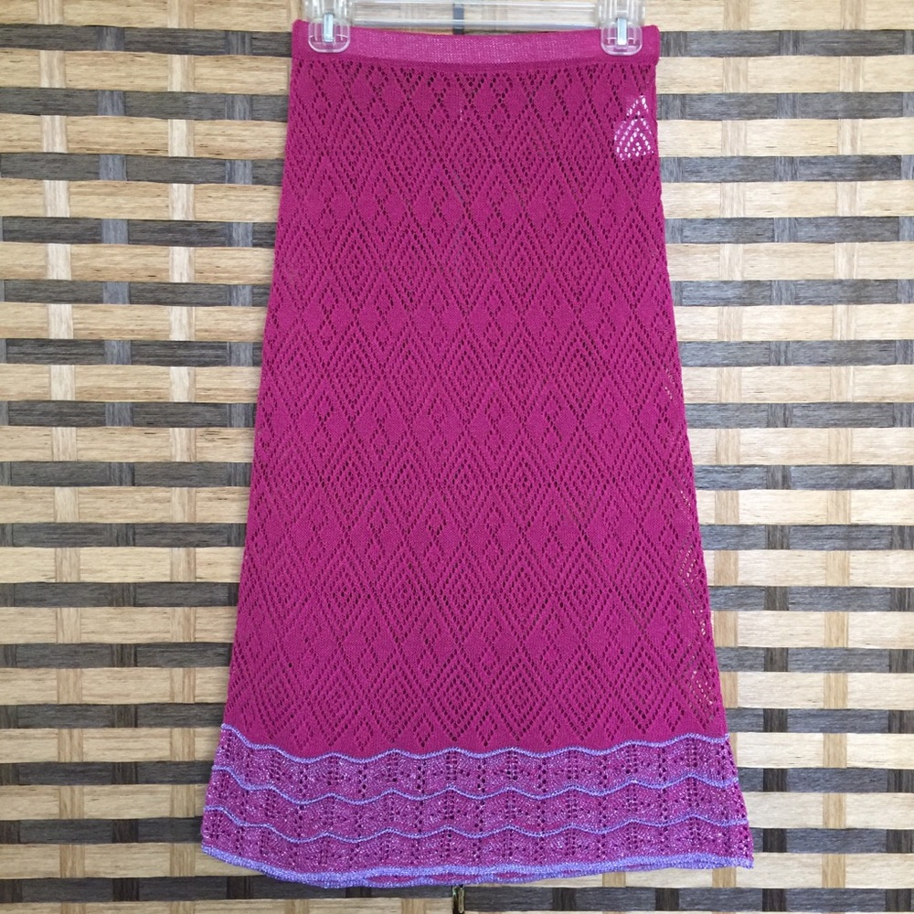Vintage Michel Klein Paris Knit Skirt